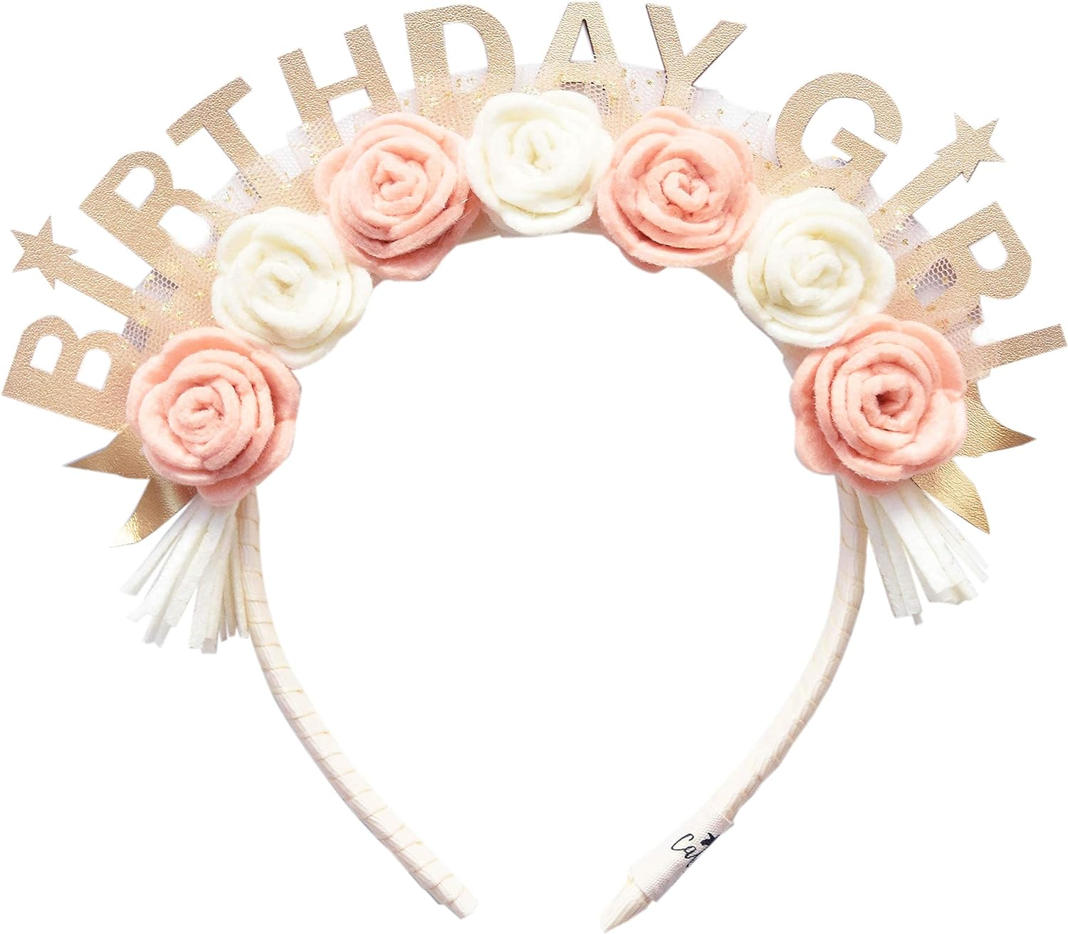 California Tot Animal Headbands with Glitter Ears & Felt Flowers for Toddlers... - Picture 12 of 17
