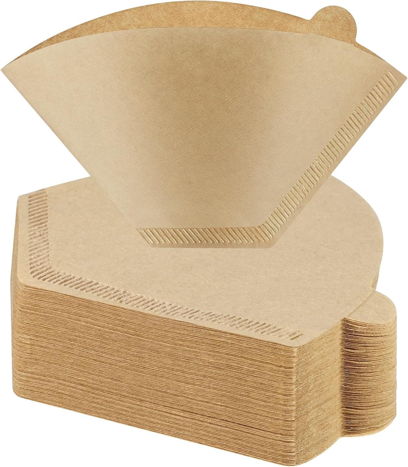 () 200 Count Coffee Filter #2, 2 Cone Coffee Filters Unbleached Natural 2 Cone Filters Paper Compatible with Drip and Pour over Coffee Maker, 100-Count per Box