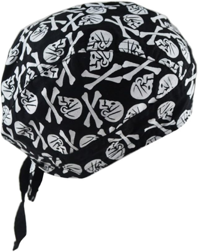 Doo Rag Skull Cap Cycling Headwrap Running Head Wrap Motorcycle Biker Cap Hat... - Picture 3 of 14
