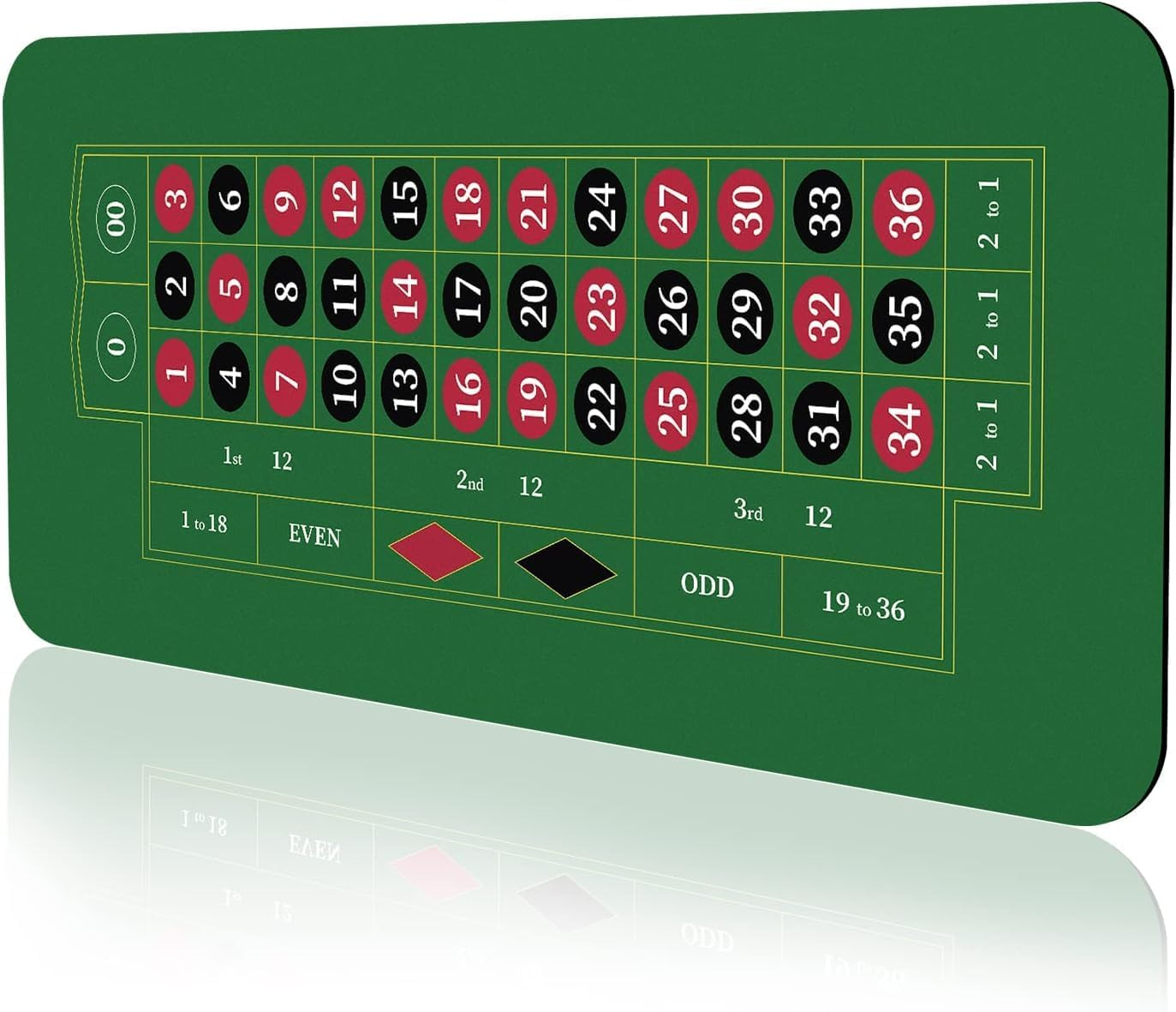 180 * 90cm Poker Mat for Table with Carrying Bag, Professional Casino Blackja... - Picture 10 of 13