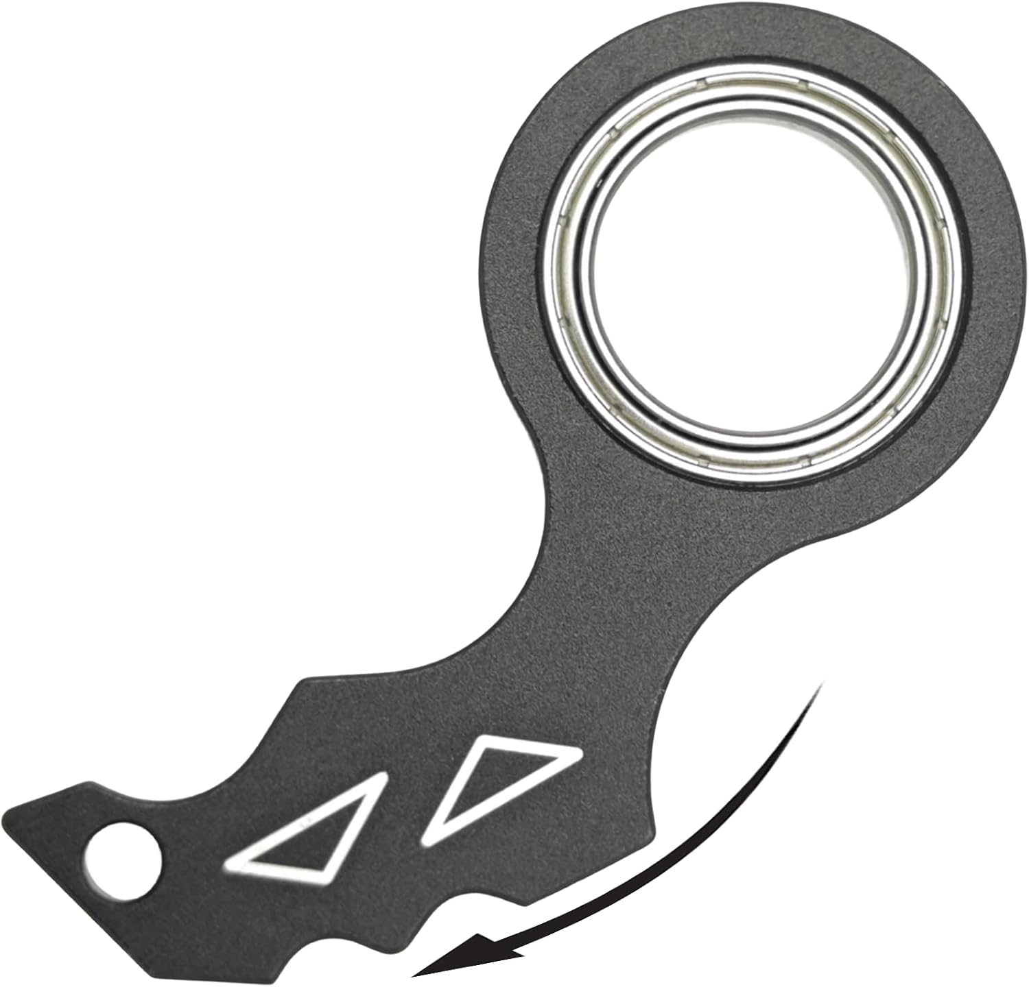 YIPUKIYI Keychain Spinner Fidget Ring metal Key Chain Spinner Fidget Ring typ... - Picture 2 of 16