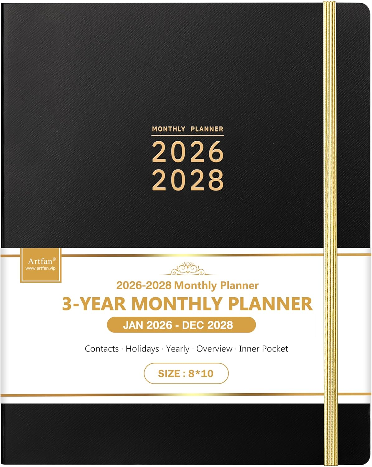 2026-2028 Monthly Planner - 3 Year Monthly Planner 2026-2028, Jan.2026 - Dec.2028, 8