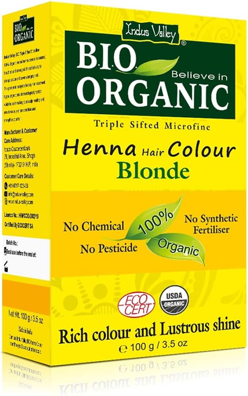 Indus Valley Bio Organic Natural Henna Hair Color Dark Brown 100gm| 100% Gray... - Picture 9 of 10