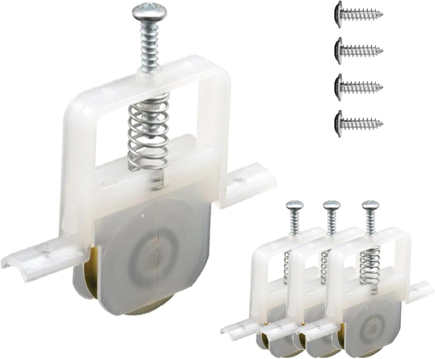 4Pack Sliding Screen Door Roller Wheels Steel Ball Bearing Replacement For B691