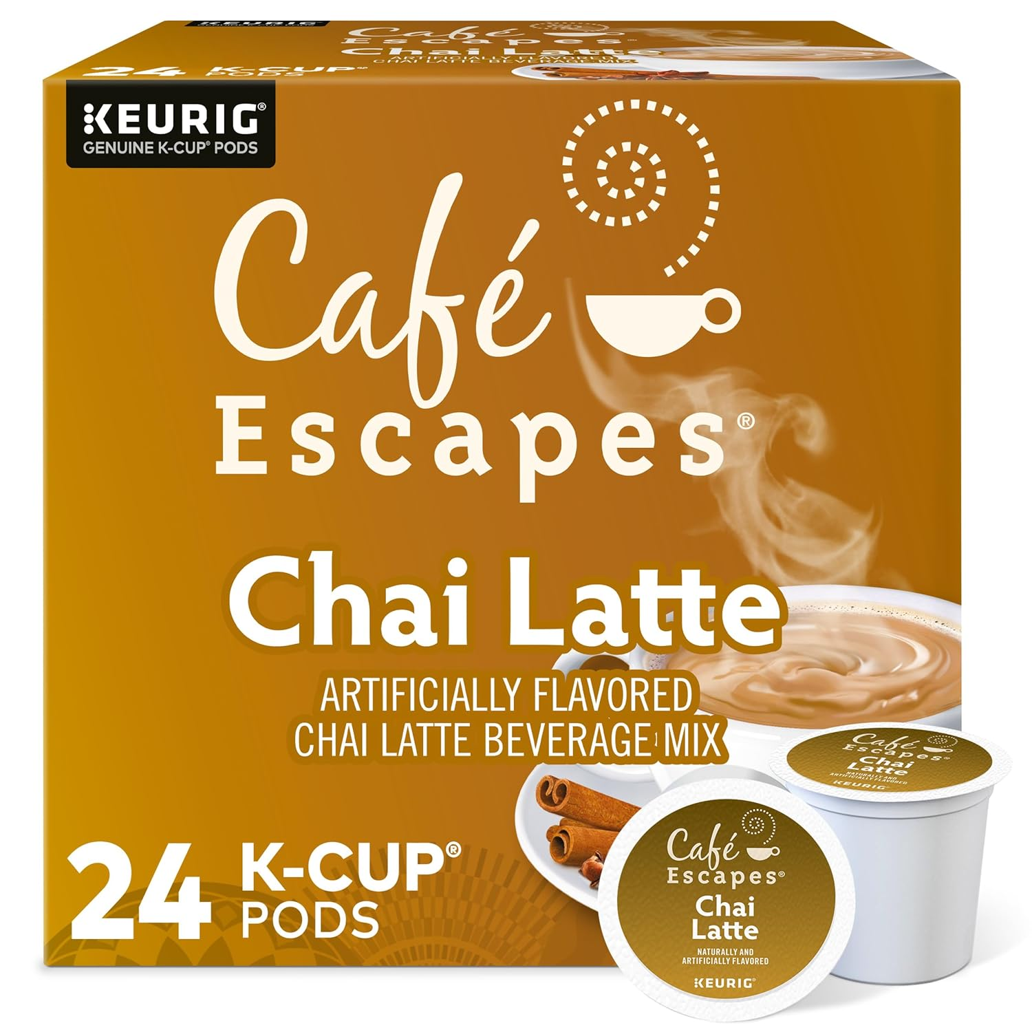 Chai Latte Keurig Single-Serve K-Cup Pods, 24 Count