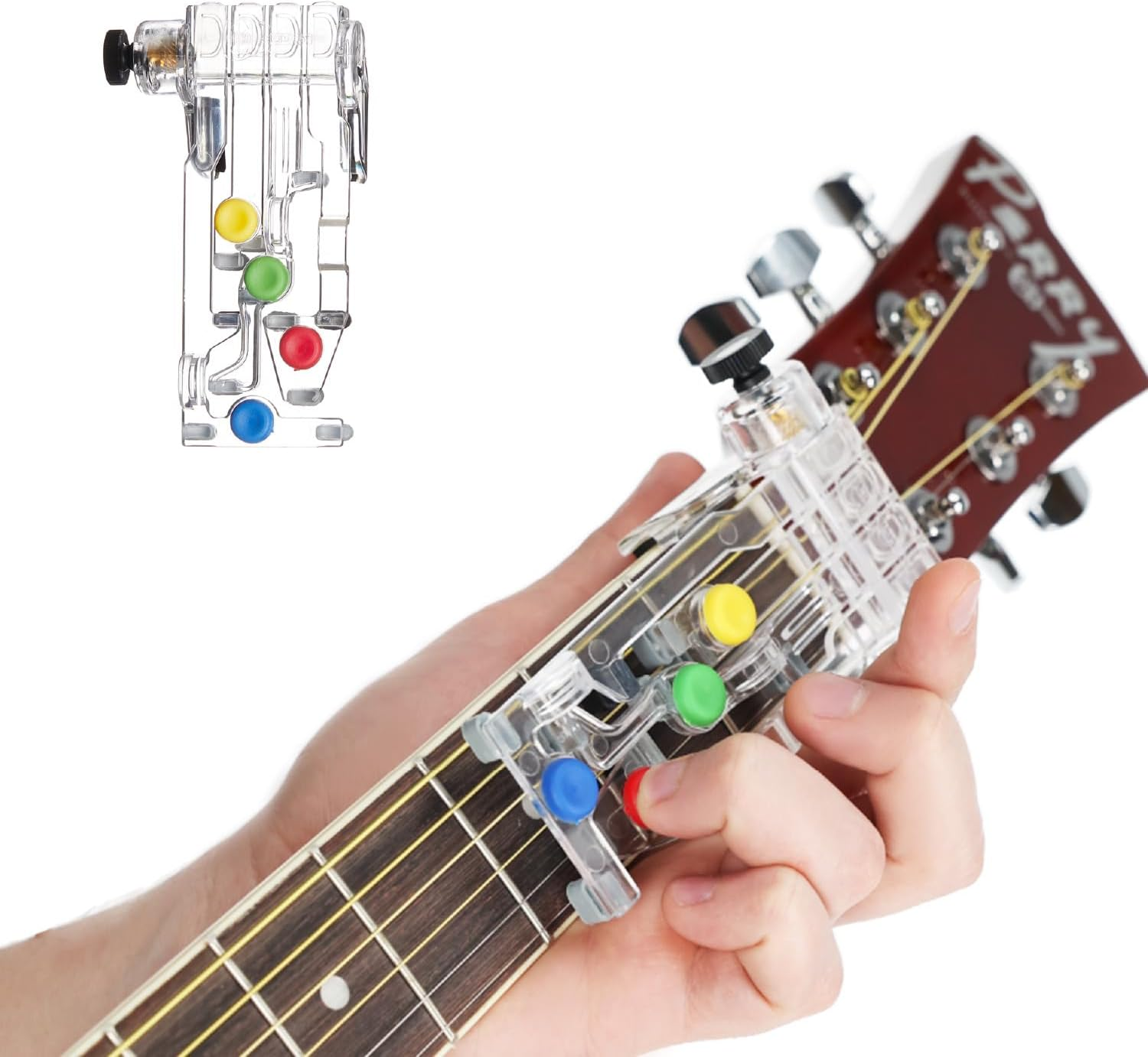 “MADE in the USA” - Guitar Learning with a Right Handed  and a QR Code for Digital Downloads of Songbook, Lesson Plan, and Learning Videos - Works on 