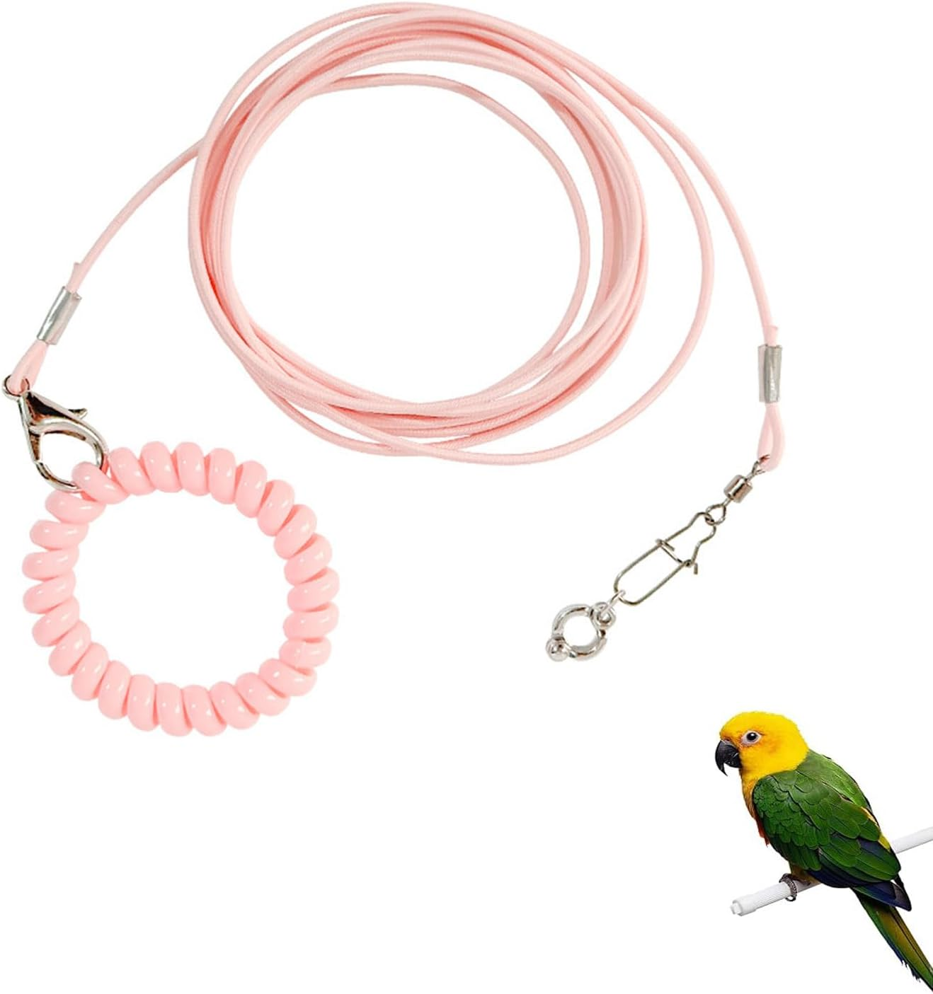 Roczential Bird Foot Chain Adjustable Bird Harness and Biting-Resistant Bird ... - Picture 10 of 15