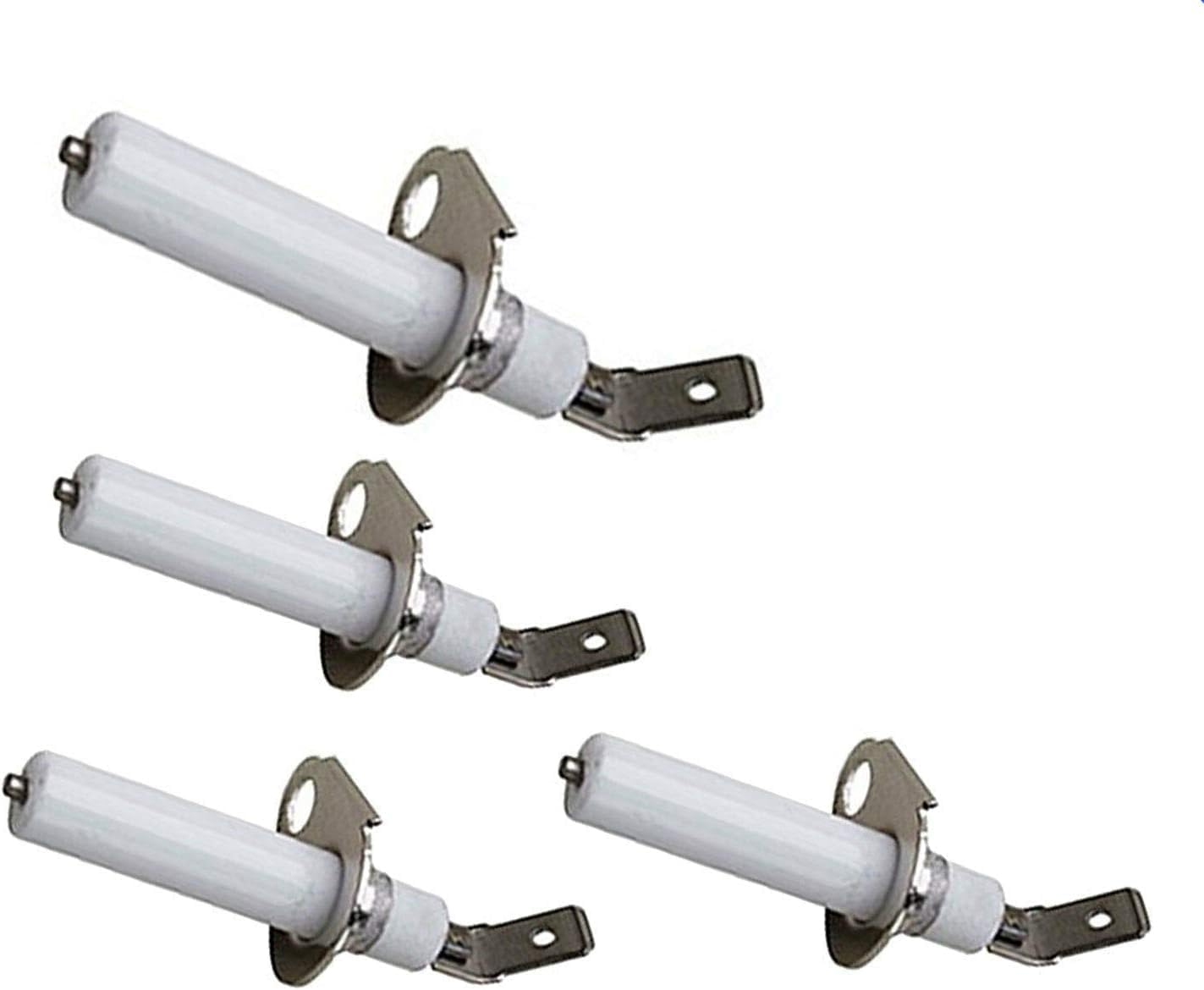 4-Pack Gas Range Ignitor Electrode Replacement for Whirlpool, Amana, Kenmore