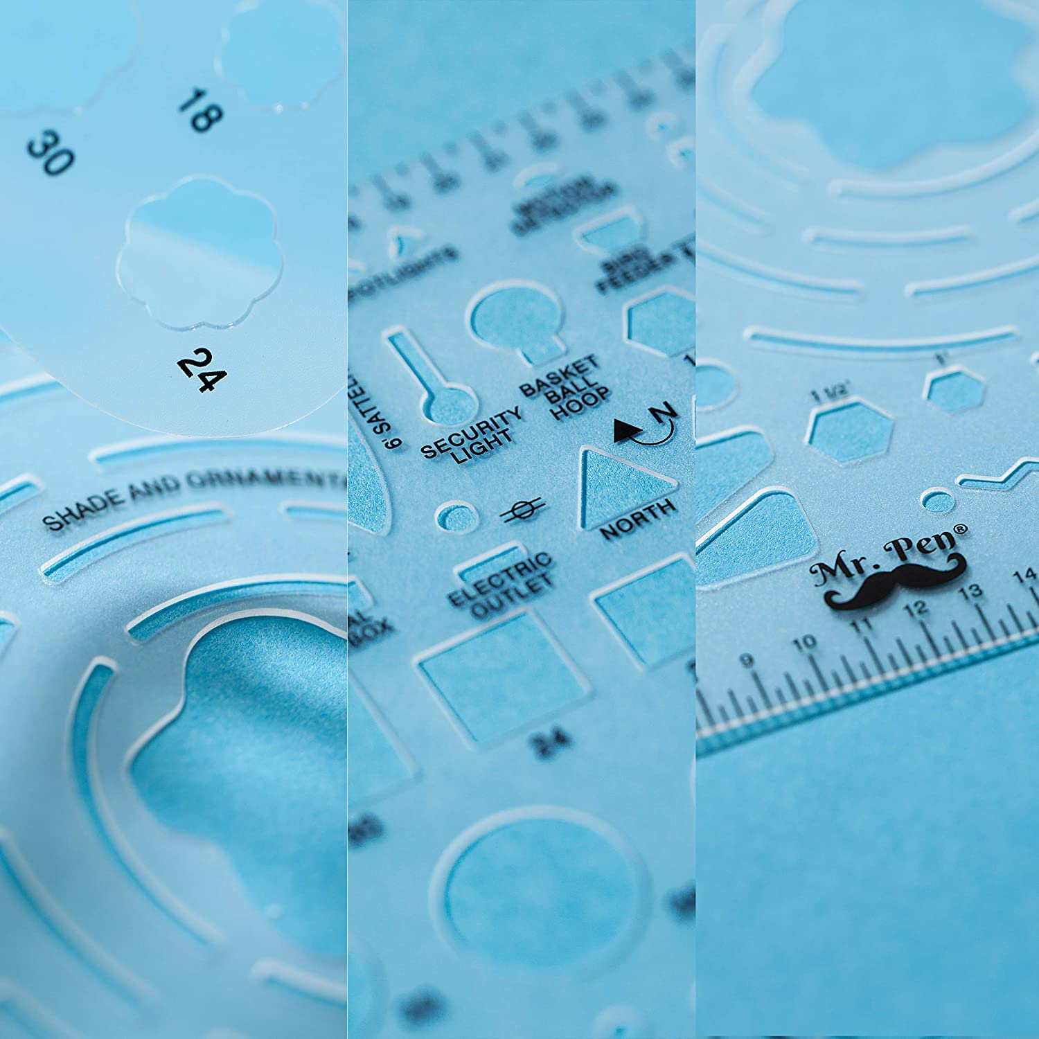 Mr. Pen- Landscape Templates, Architectural Templates, Drafting Tools, Landsc... - Picture 7 of 14