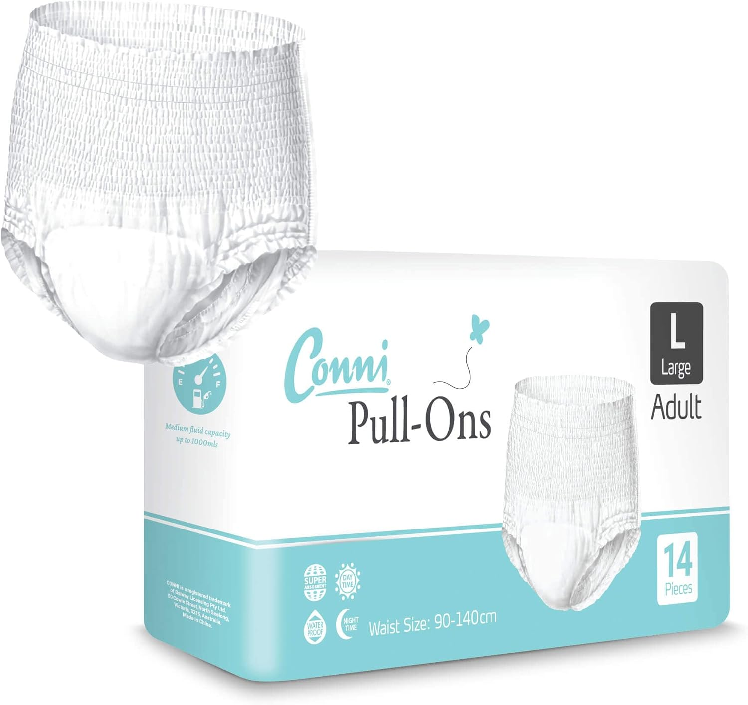 Conni Pull-ons, Disposable Adult Absorbent Briefs for full void incontinence,... - Picture 8 of 15
