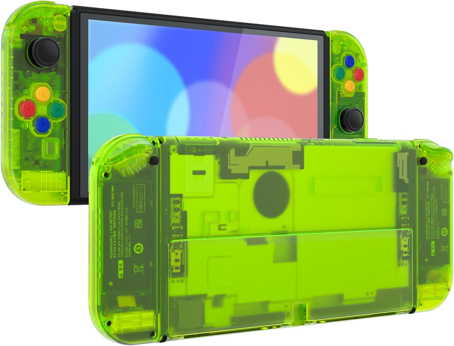 eXtremeRate Cherry Pink Custom Full Set Shell for Nintendo Switch OLED, DIY R... - Picture 7 of 7