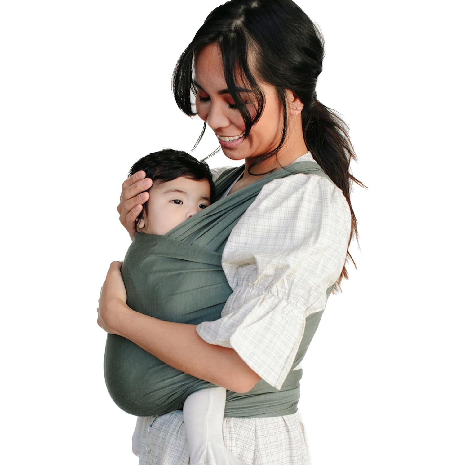 Solly Baby Wrap Carrier, Newborn to Toddler 8-25 Lbs., Buttery-Soft & Lightweight Fabric, Postpartum Essential, Mother’S Day Gift for New Moms, Basil