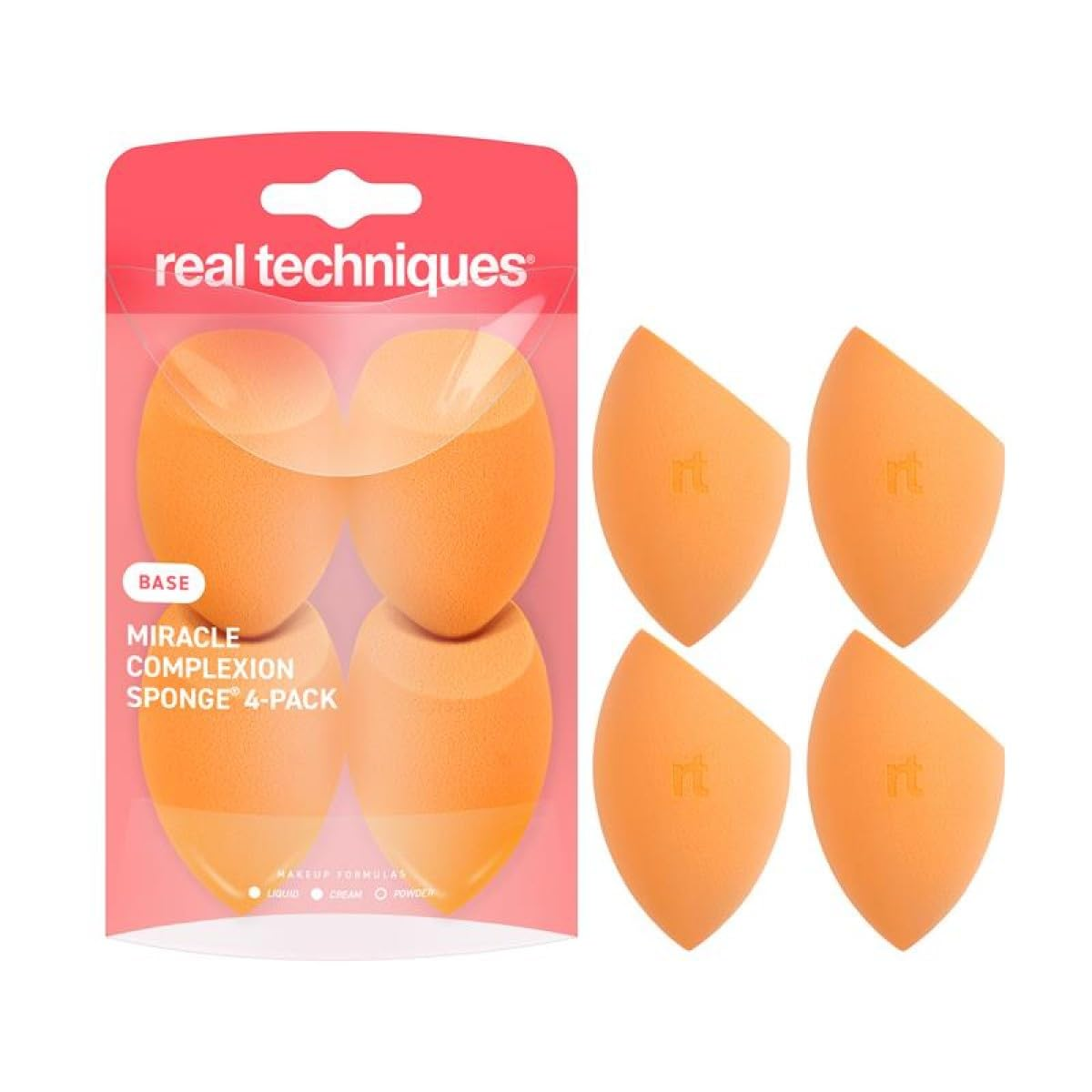 Miracle Complexion Sponge, 4 Pack, Makeup Blending Sponges