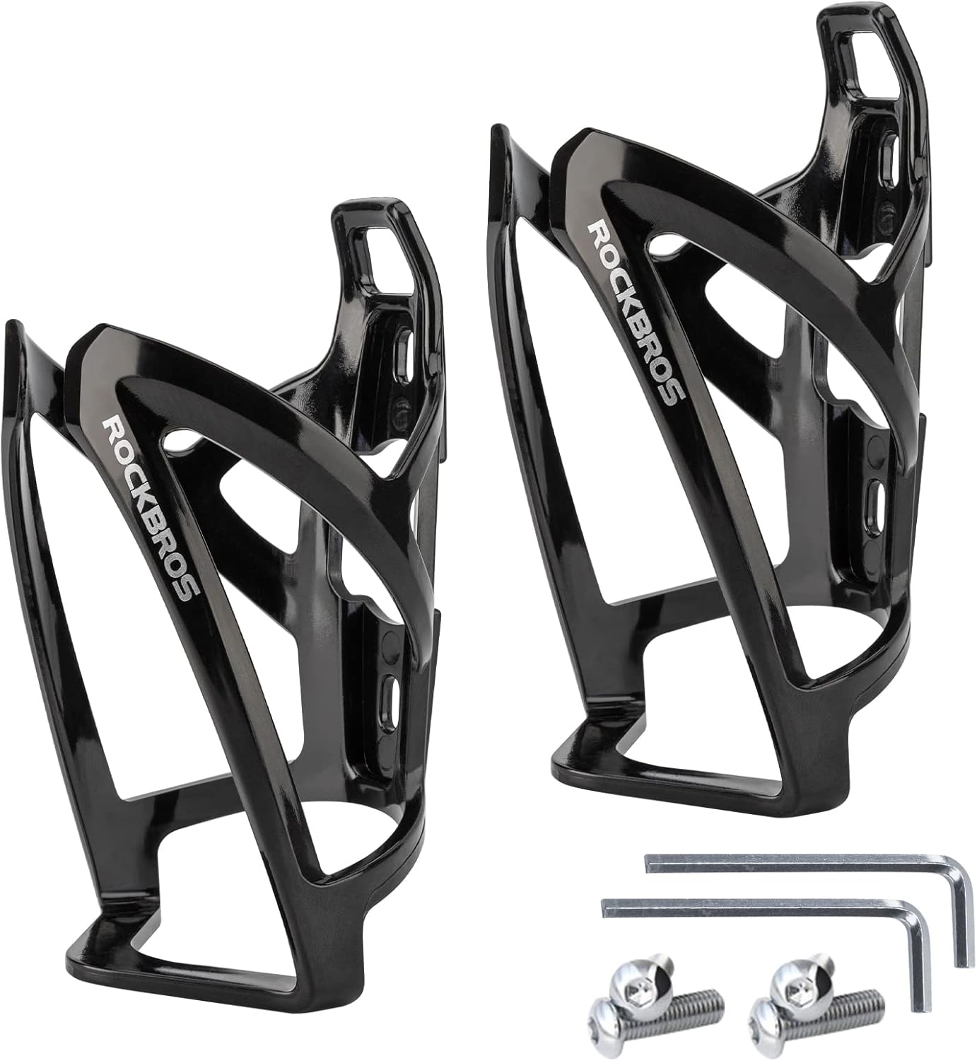 Bike Water Bottle Holder Ultra-Light Bicycle Bottle Cages with Screws Tool, Universal Bike Cup Holder for Road MTB Mountain Bikes Cycling Accessories（2 Pack）