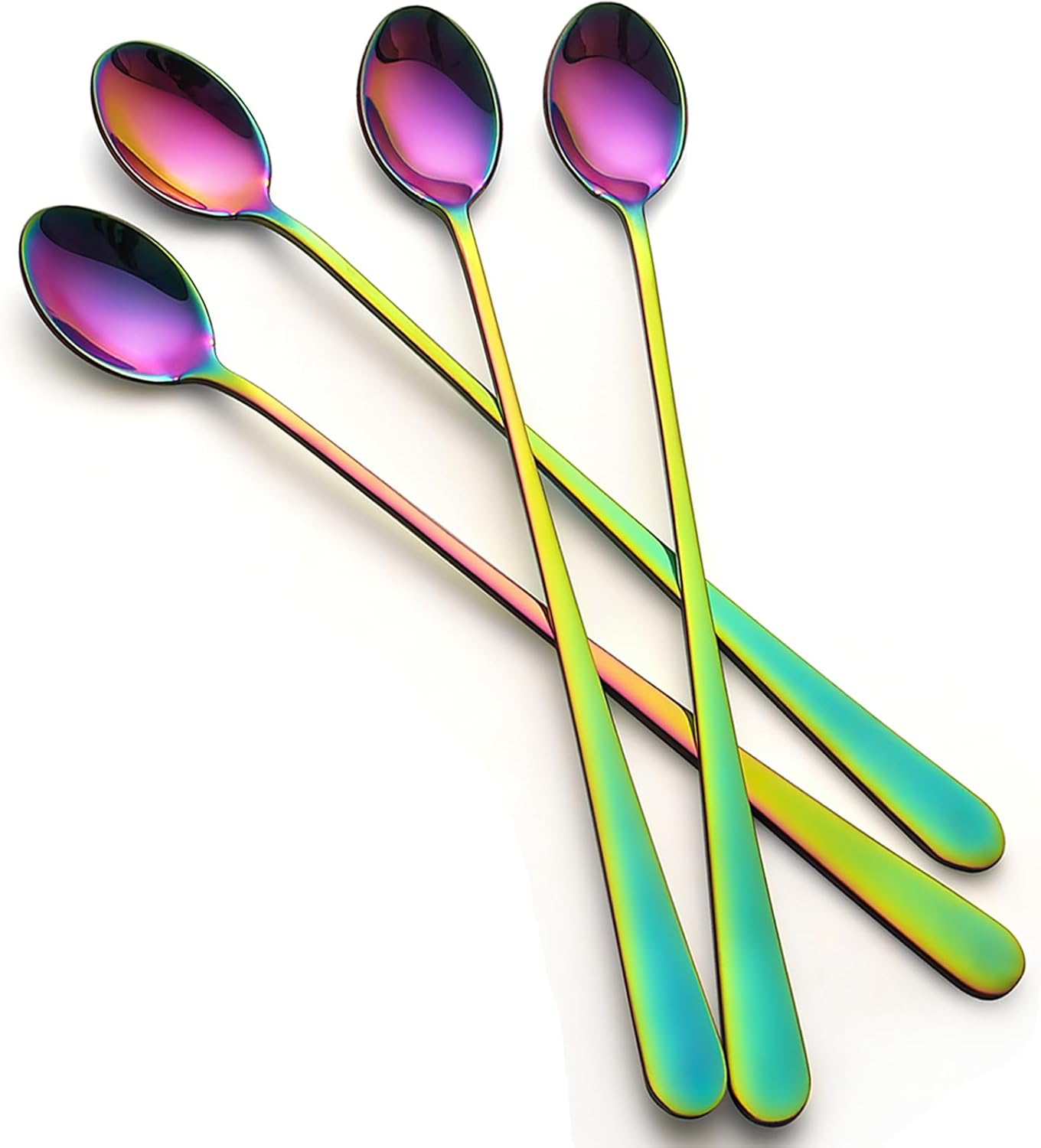 tiokin Long Handle Spoons, 223mm Teaspoons with Long Handle, Stainless Steel ... - Picture 8 of 17