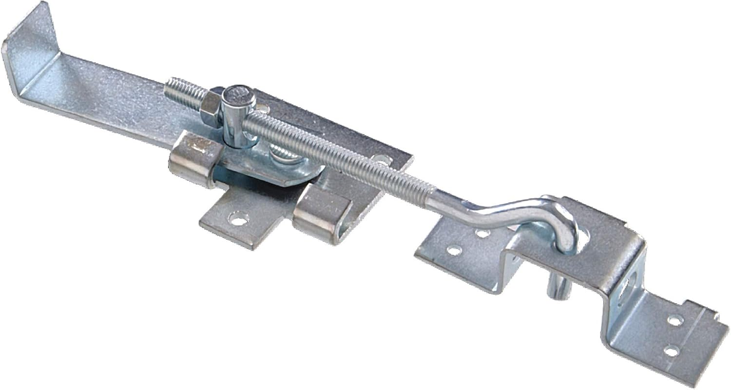 Hillman 852114 Zinc Barn Door Jamb Latch with Hook (7