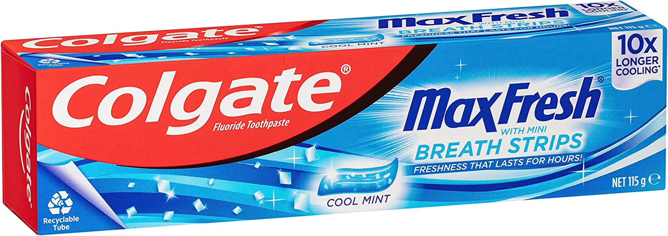 COLGATE Max Fresh Toothpaste, 115g, with Mini Breath Strips, Cool Mint - Picture 1 of 1
