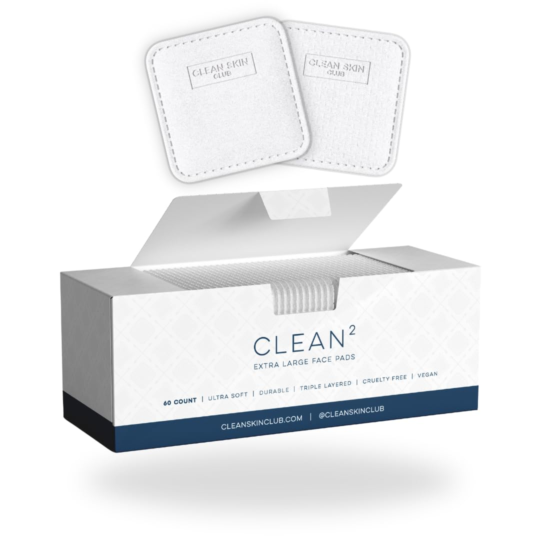 Clean² Pads 2.0 – Triple Layer Organic Face Pads