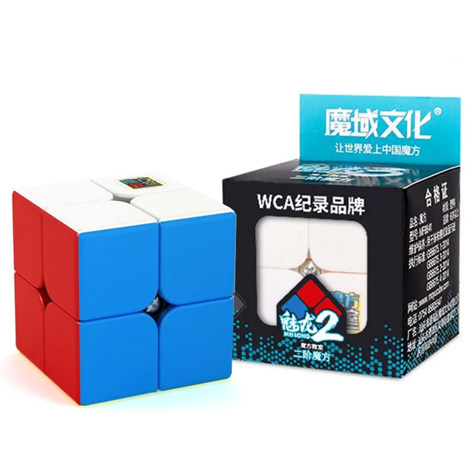 [Picube] Moyu 2X2X2 Mini Pocket Cube Speed Meilong 2X2 Magic Cubes Profession Cube Education Toy Speed 2X2 Magic Cube Moyu 2X2
