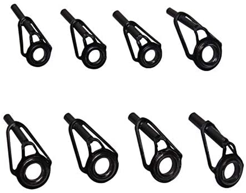 8pcs Fishing Rod Tip Repair Kit - Stainless Steel Ceramic Guide