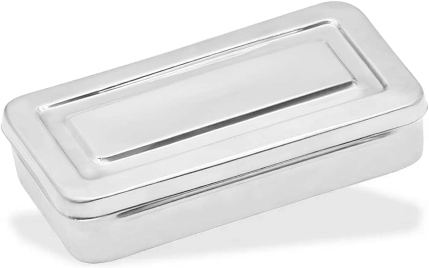 Stainless Steel Instruments Tray - 7"x3"x1.5" Durable Solid Design