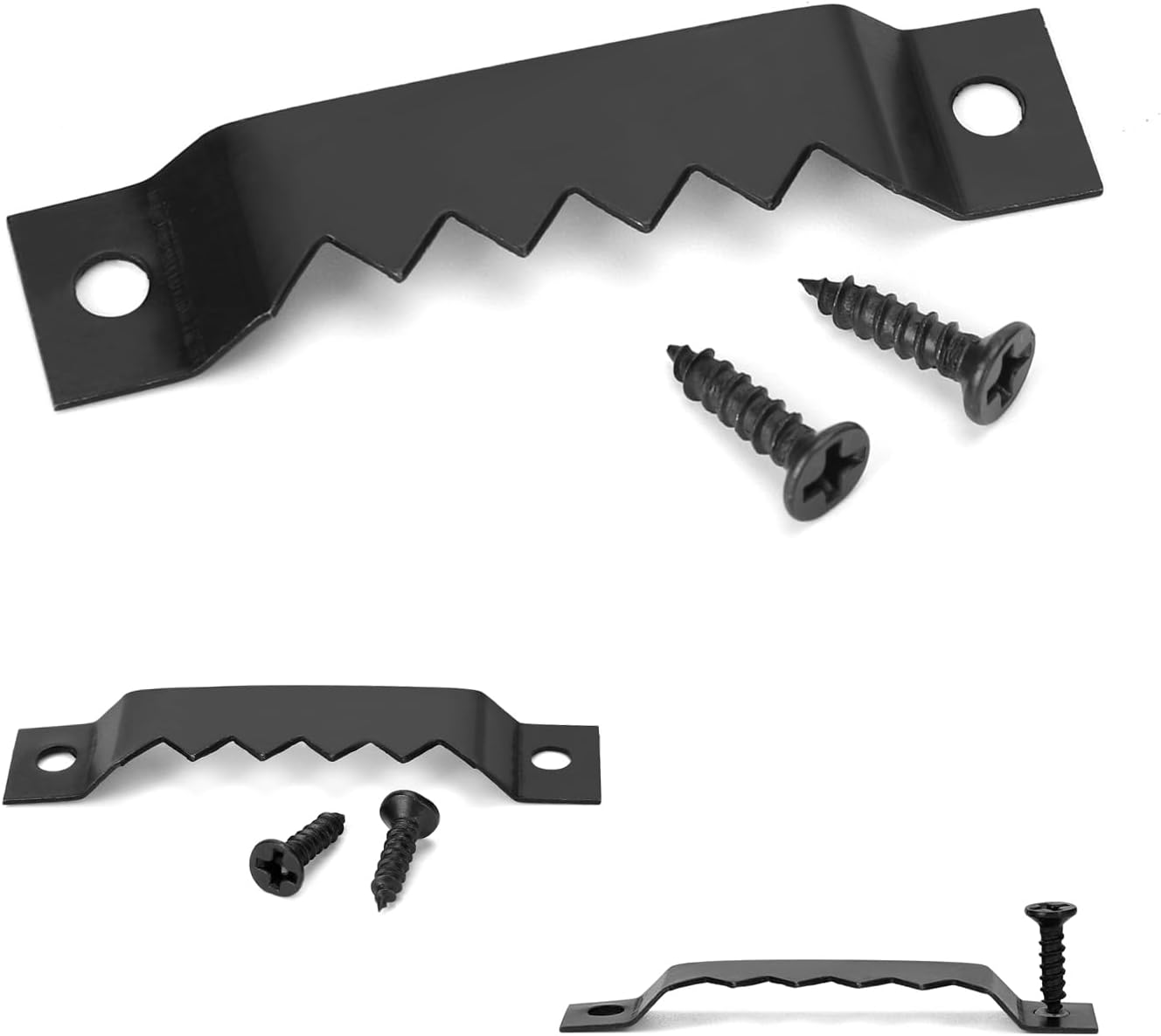 Sawtooth Picture Hangers Heavy Duty - Supports 50 Lbs, 50 Pack Heavy Sawtooth Hangers with Screws, for Hanging Canvas Photos Frame Clock Paintings Artwork