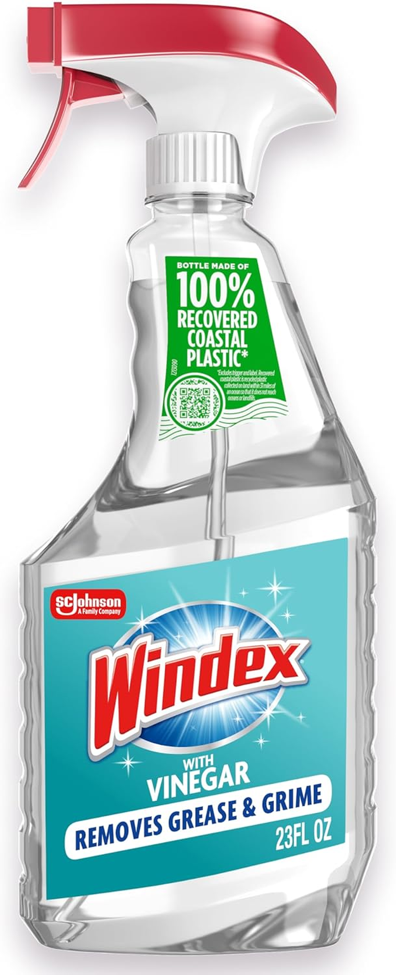 Vinegar Glass and Surface Cleaner Spray Bottle, Packaging Designed to Prevent Leakage and Breaking, Surface Cleaning Spray, 23 Fl Oz