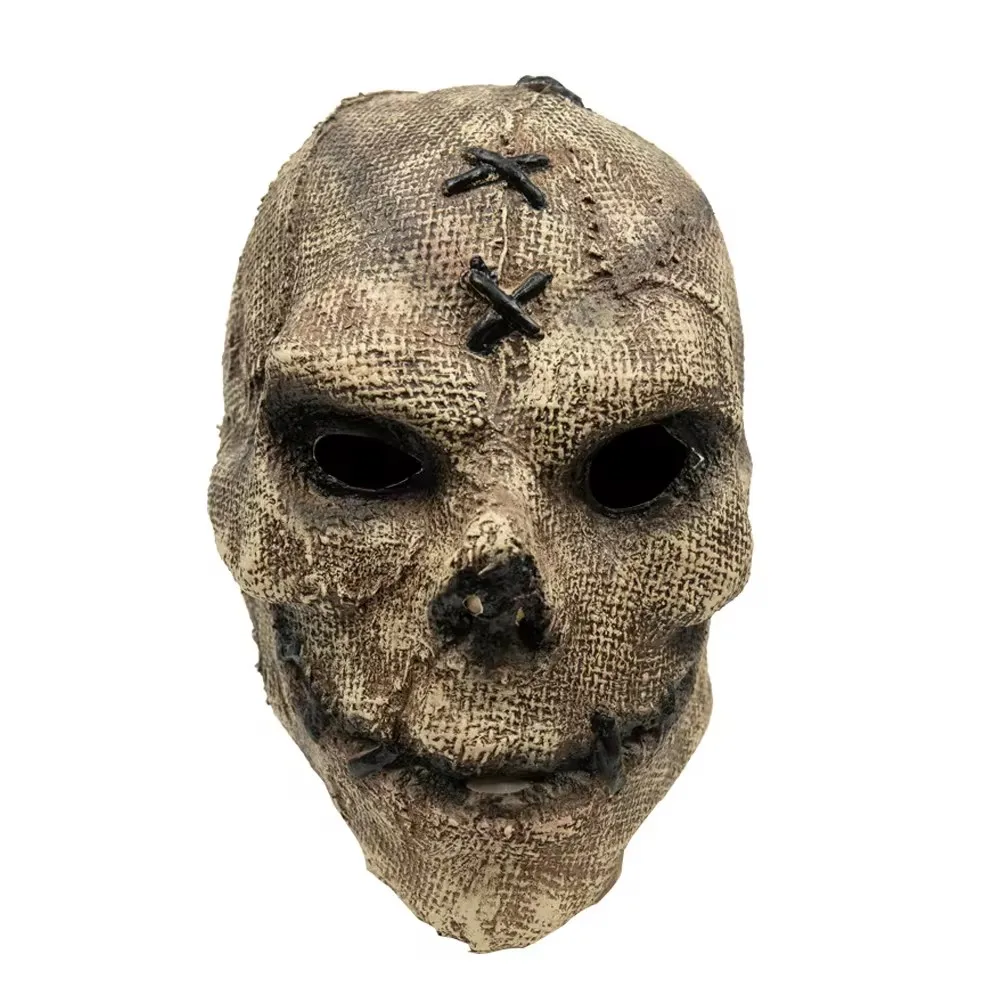 Horror Killer Skull Mask – Full-Head Latex Skeleton Helmet for Halloween and Cosplay