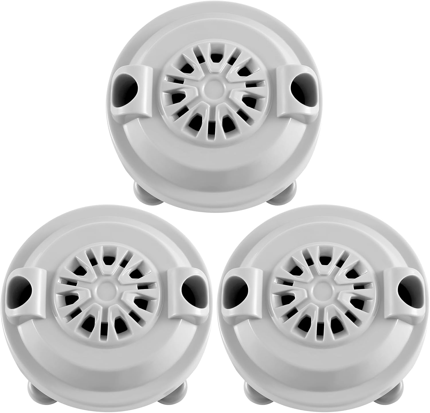 BF-004 Magnetic Pipeless Jet Head for LURACO Pedicure Spa Chair (4 Pin) | Replacements for Pedicure Jet Head Motors with Leak Proof Seals Design, Including Propeller and Cover ,3 Pack