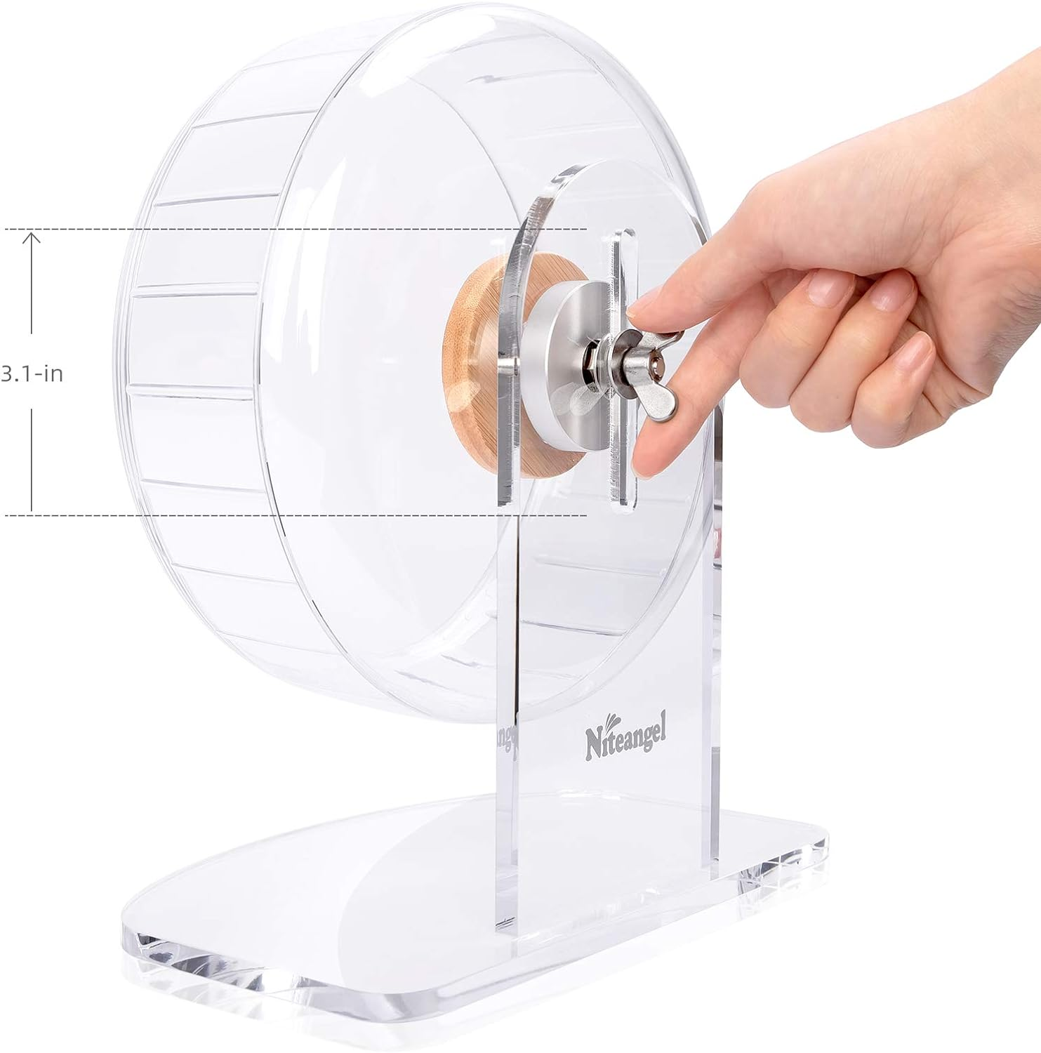 Niteangel Super-Silent Hamster Exercise Wheels: - Quiet Spinner Hamster Runni... - Picture 8 of 22