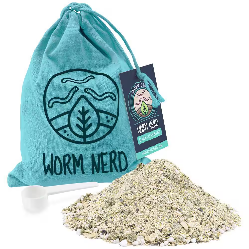 Worm Nerd 2 Lb. Worm Chow Lean and Clean Blend