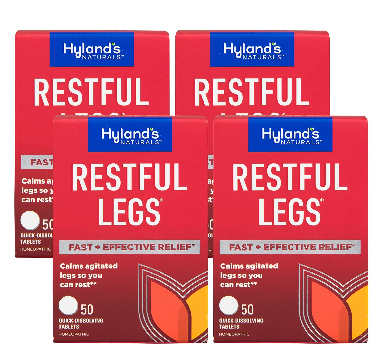 Hyland'S Restful Legs Tablets 50 Ea (Pack of 4)