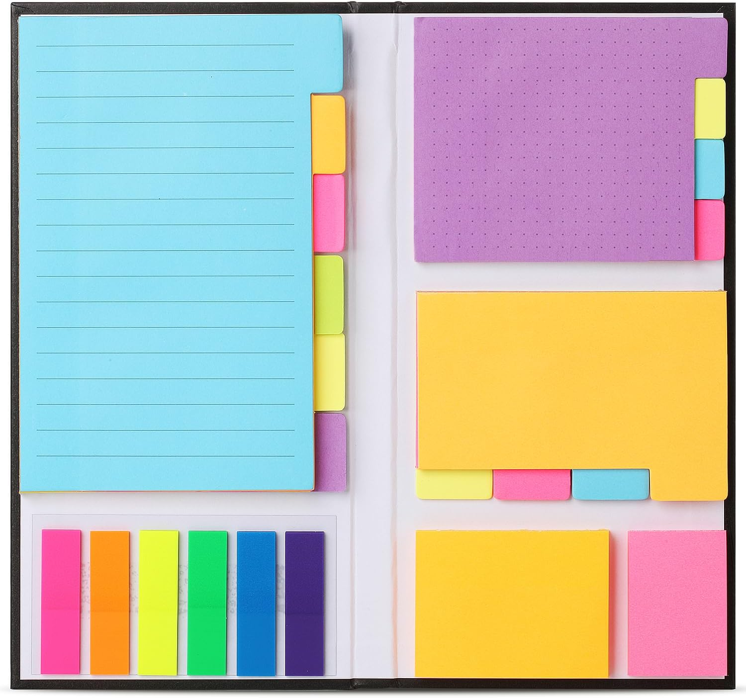 - Sticky Notes Set, 410 Pack, School Supplies, Office Supplies, Planner Sticky Note Dividers Tabs, Book Notes, Stocky Notes for Bible Journaling