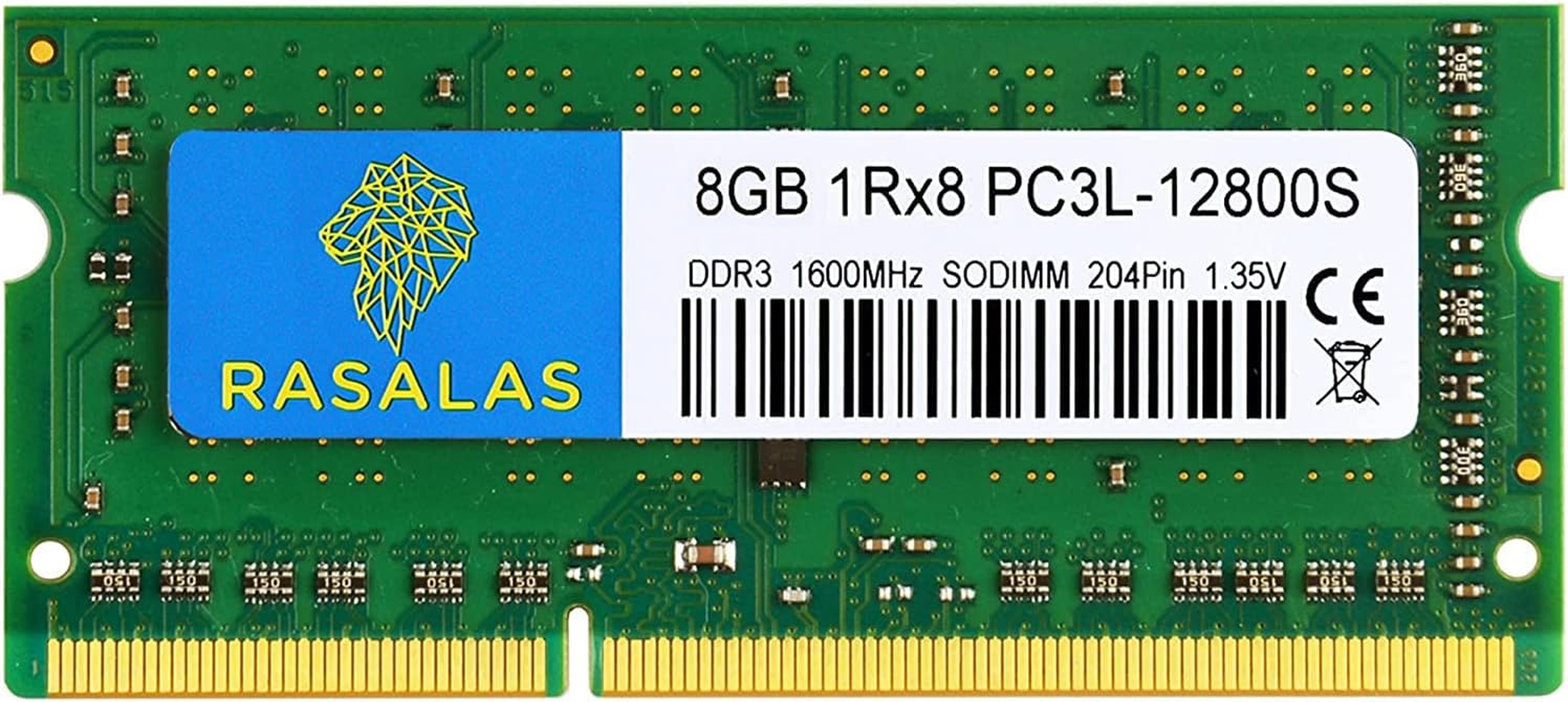 8GB 1Rx8 PC3L-12800S DDR3L 1600Mhz DDR3 RAM SODIMM 1.35V CL11 204