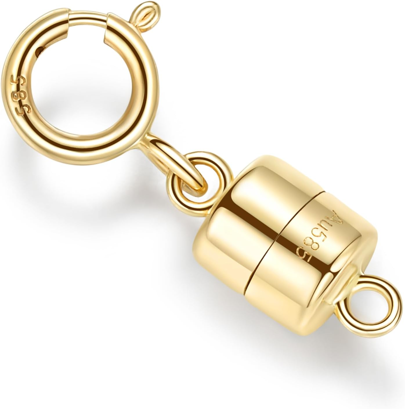 14K Solid Gold Magnetic Clasps and Closures for Necklaces 585 Strong