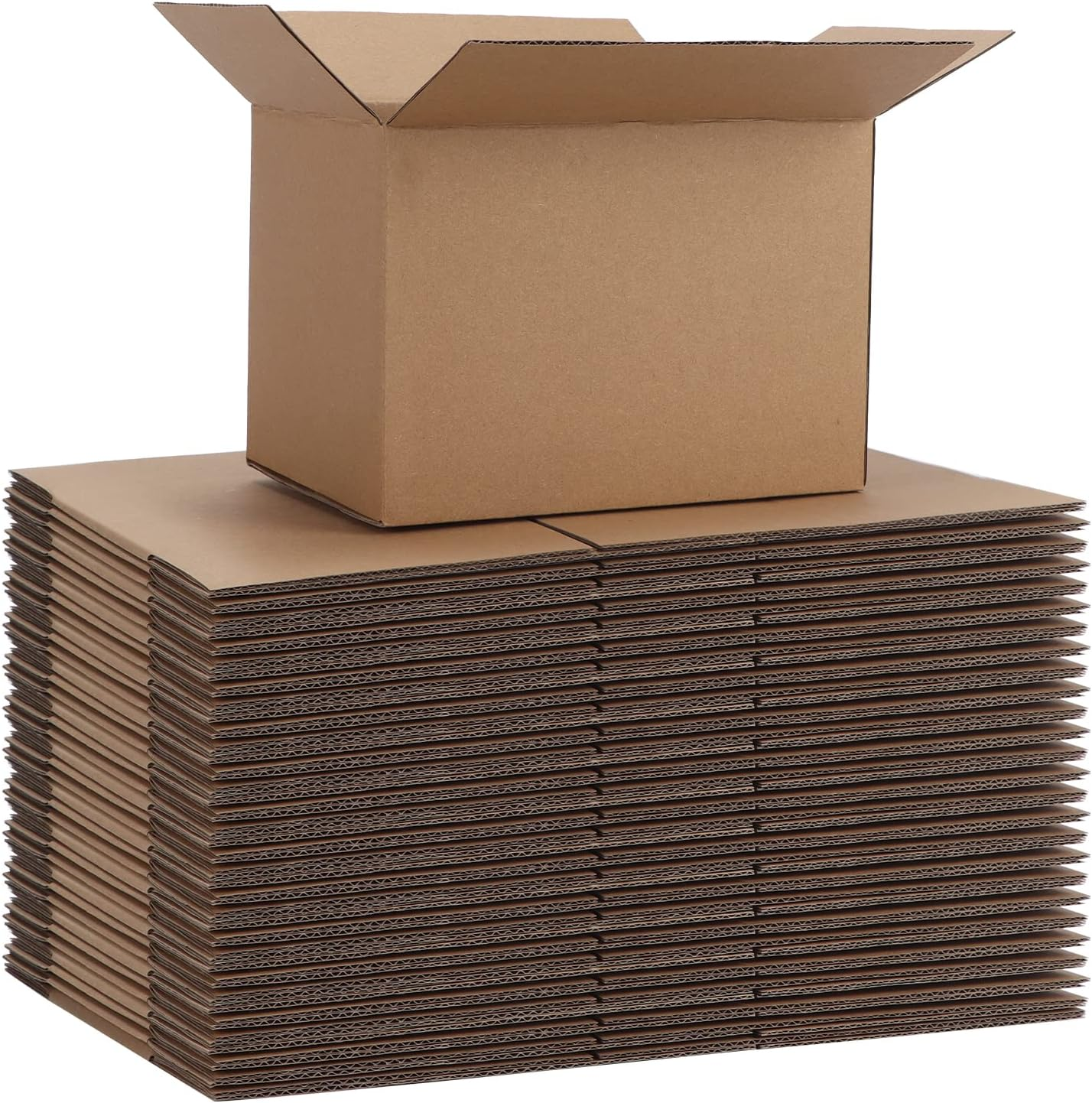40 Packs 7X5X5 Shipping Boxes Corrugated Cardboard Boxes Mailers Shipping Box for Business