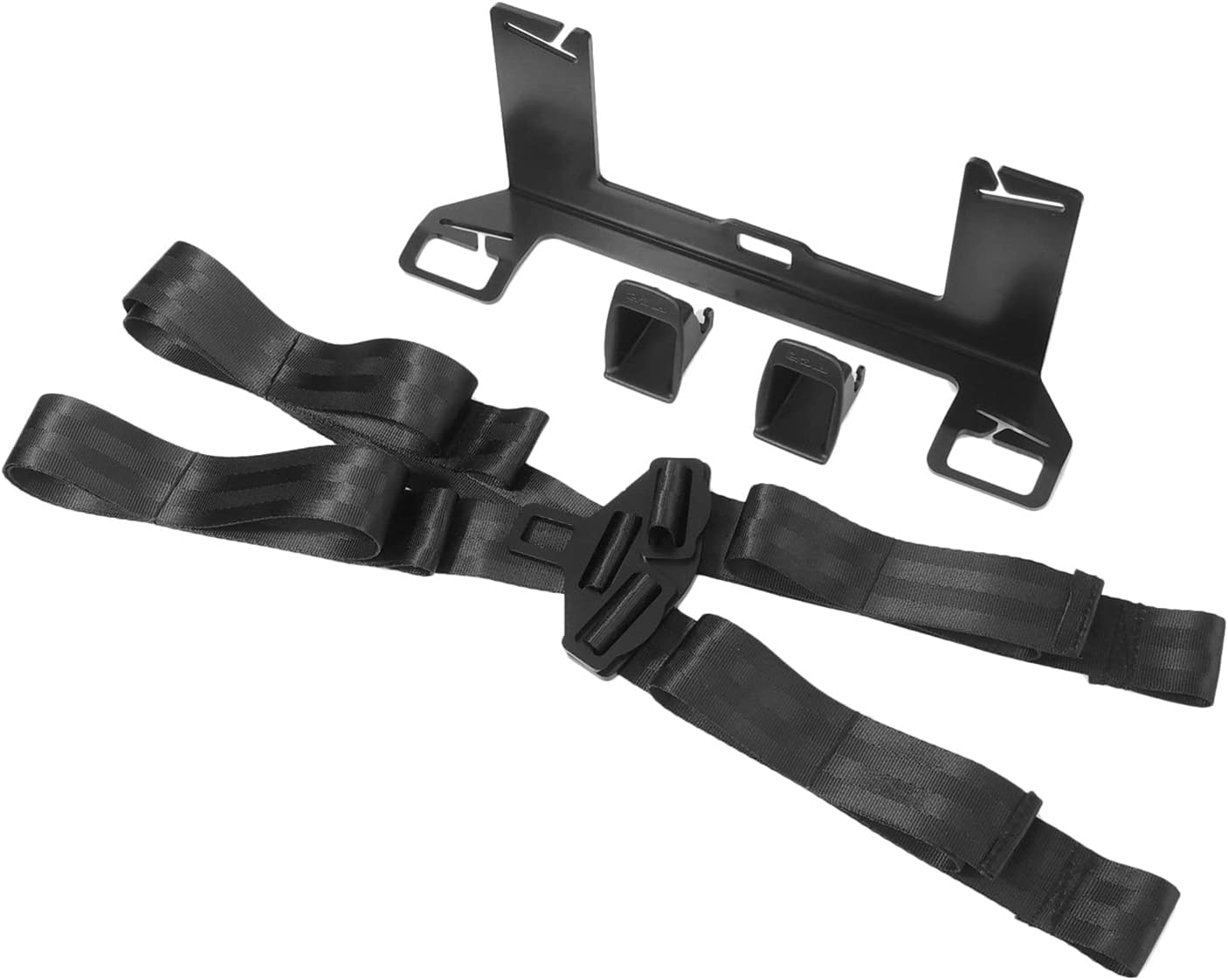 Car Child Seat Restraint Anchor Mounting Kit, Cars Seat Mount Bracket Universal Steel Latch for ISOFIX Belt Connector Seat Belt Bracket Latch