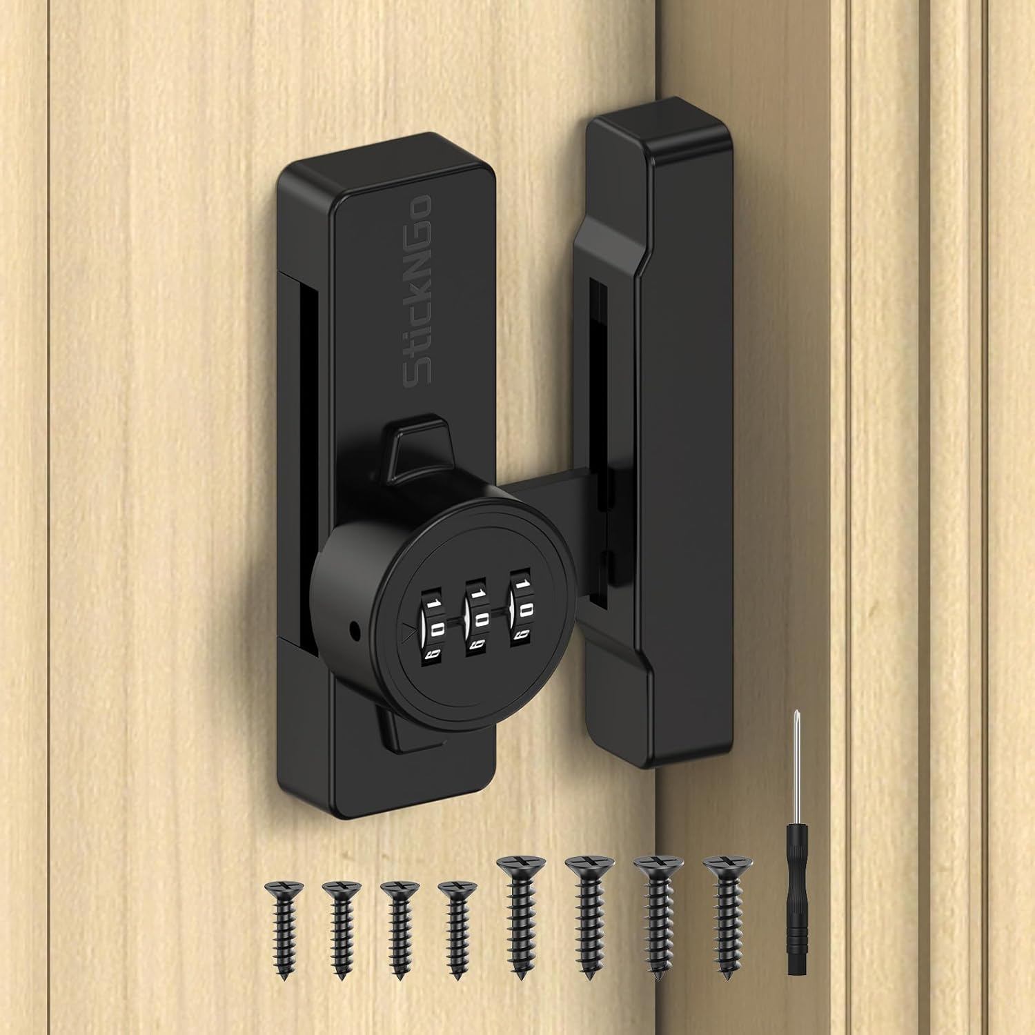 Cerradura Gabinete Combinacion 90/180 Grados Sin Llave Anti Robo Aleacion Zinc