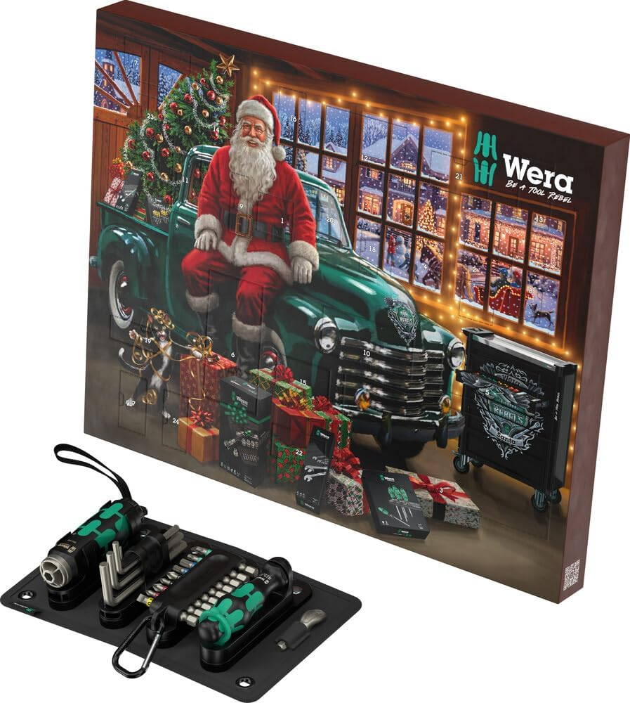 Wera 05136614001 Advent Calendar 2026, 24 Pieces