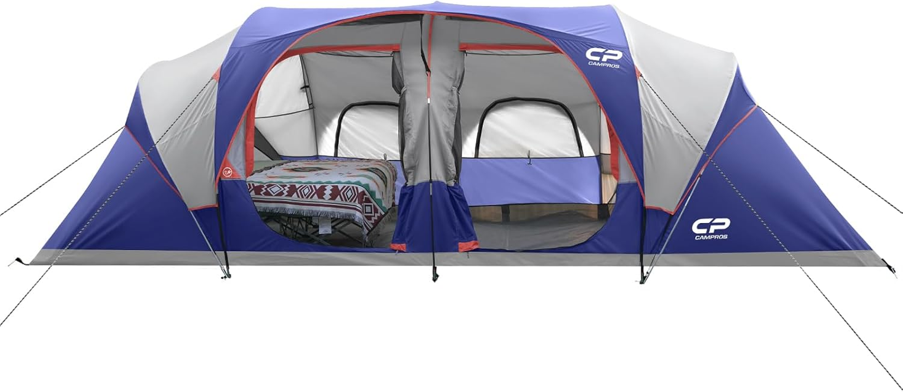 Tent 12-Person-Camping-Tents,3 Room Family Tents,Waterproof