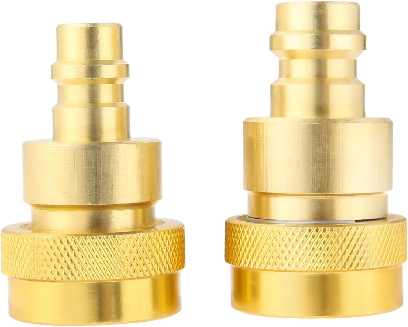 Gohantee R134A to R1234Yf Adapter, R1234Yf Conversion Kit, Air Conditioner R134A to R1234Yf Quick Adapter Adjustable High and Low Voltage Connector Compatible with R1234Yf Refrigerant System