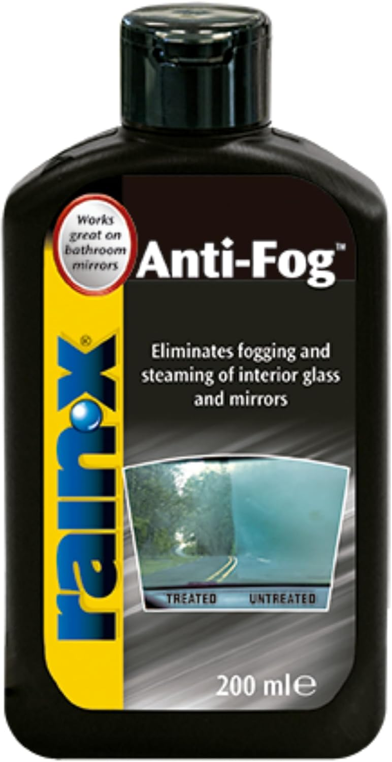 Rain-X Anti-Fog - Prevents Fogging & Misting on Mirrors & Windows - 200Ml
