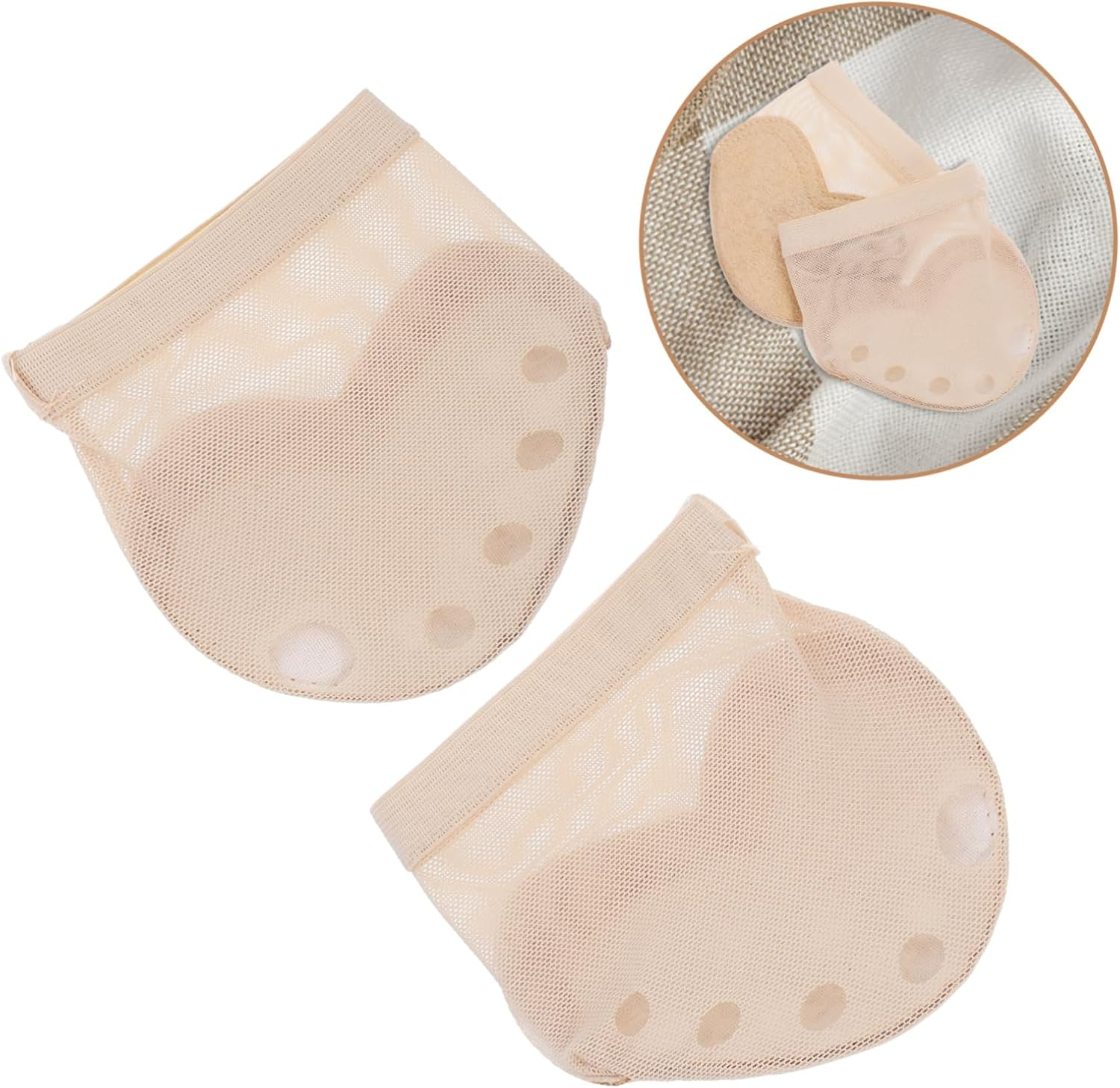 KOMBIUDA 1 Pair Ballet Dance Toe Pad Ballet Foot Undies Shoes Fitness Thong B... - Picture 6 of 14
