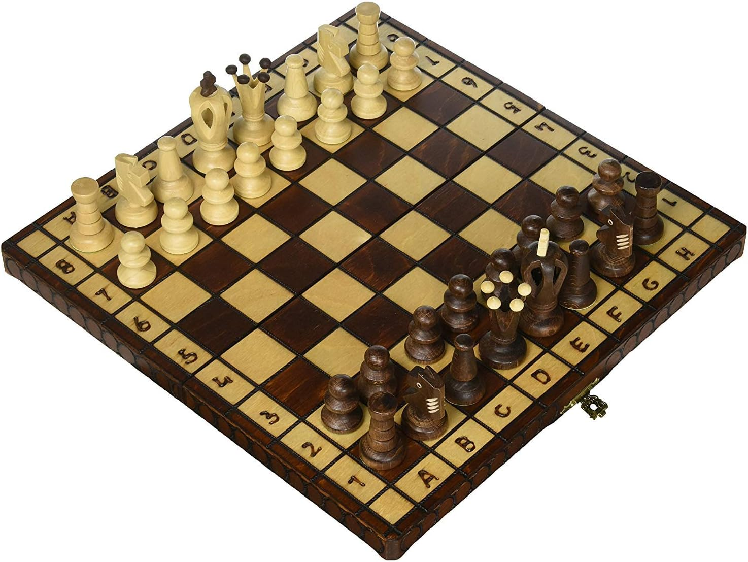 Chess Royal 30 European Wooden Handmade International Set, 11.81 X 1.97-Inch