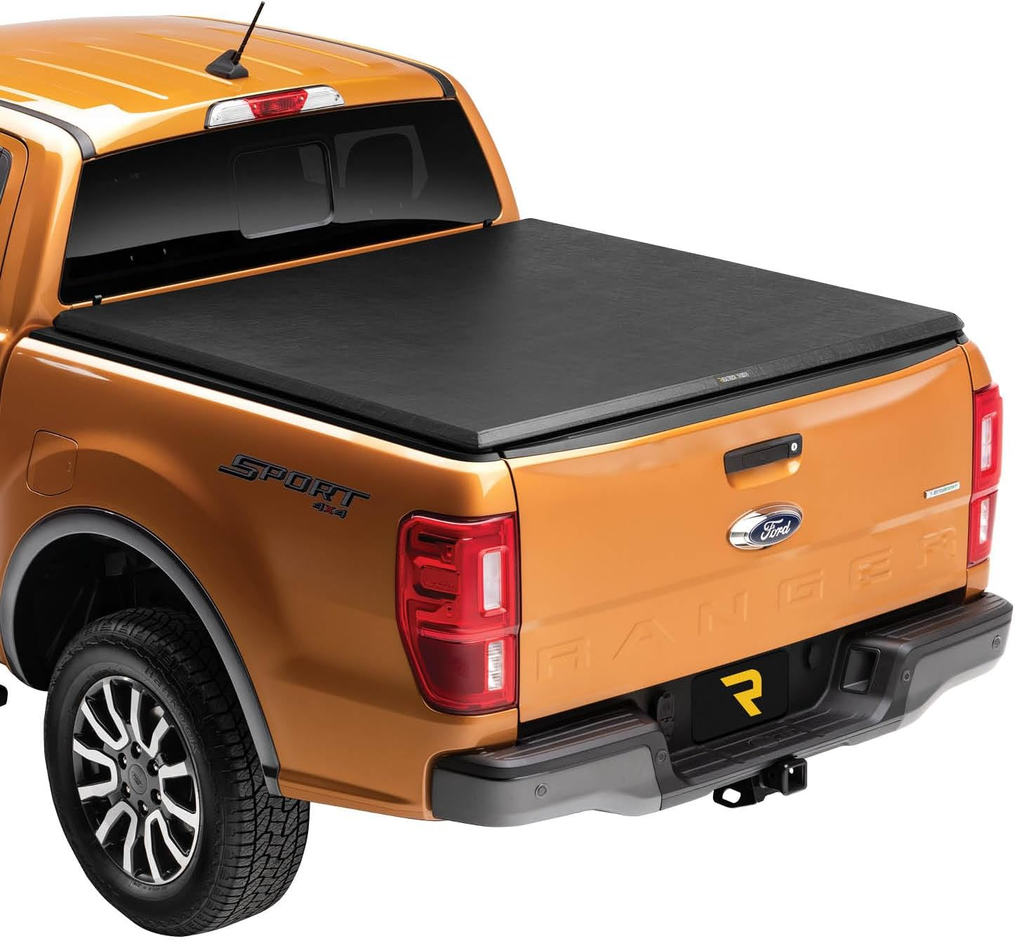 Realtruck Truxport Soft Roll up Truck Bed Tonneau Cover | 298701 | Fits 2015 - 2024 Ford F-150 8' 2