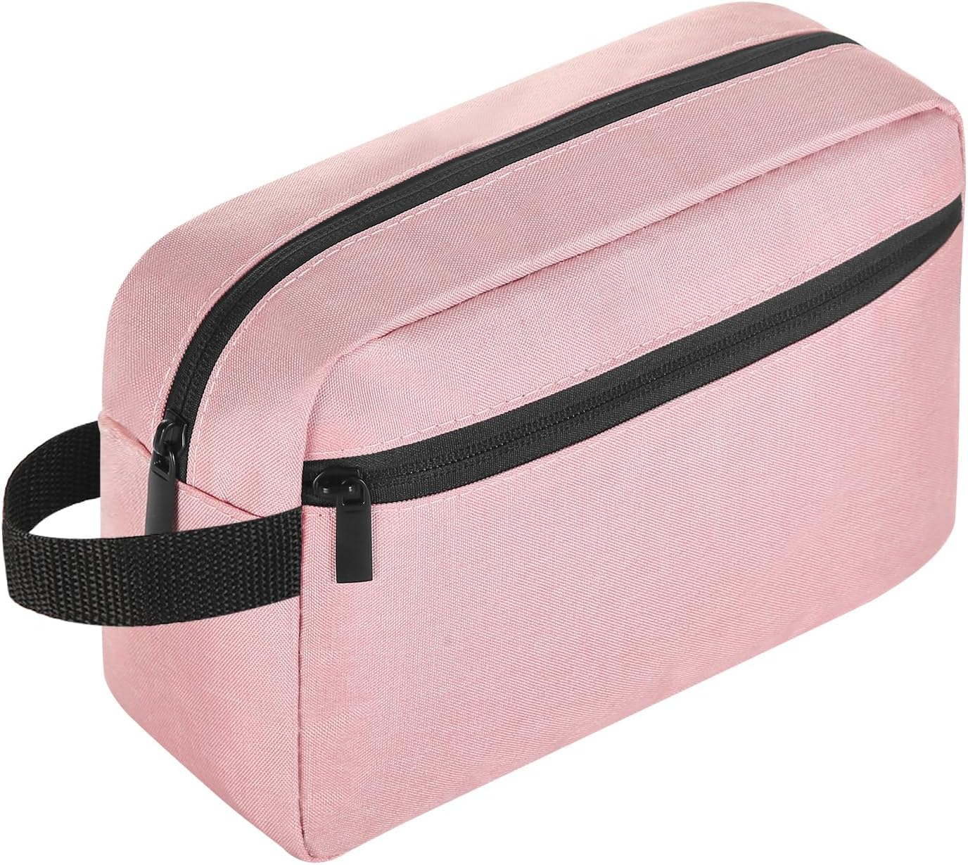 Travel Toiletry Bag Toiletry Bag for Women Men Hanging Cosmetic Bag Travel Accessories for Women Men (Pink)