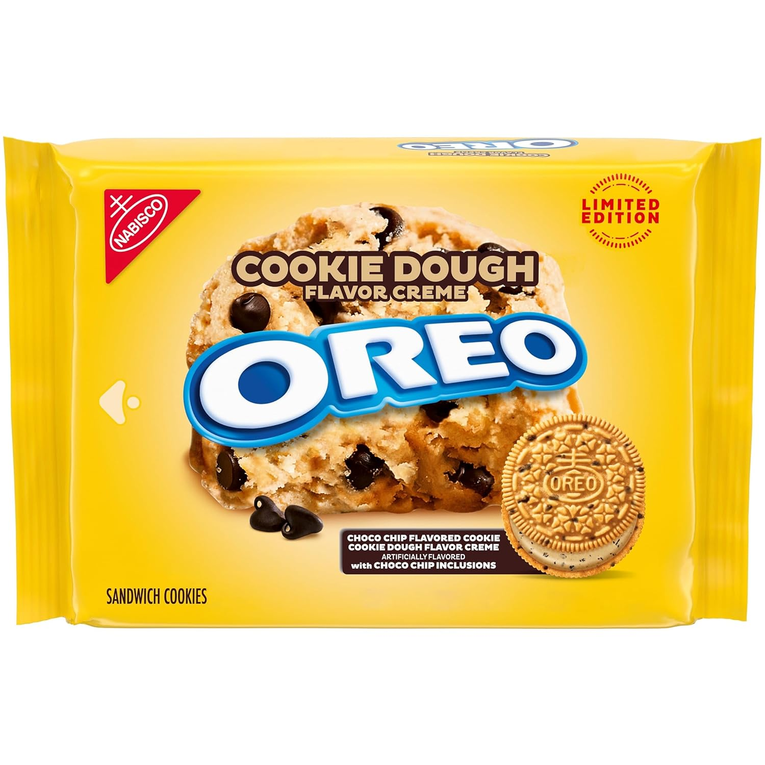 Cookie Dough Creme Sandwich Cookies, Limited Edition, 10.68 Oz