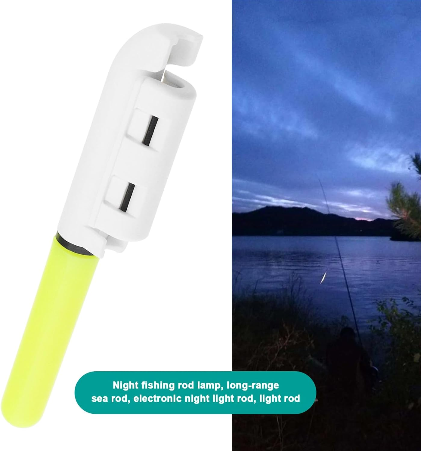 SING F LTD 5pcs Night Fishing Rod Tip Lights Led Glow Lamp Waterproof Night F... - Picture 4 of 10