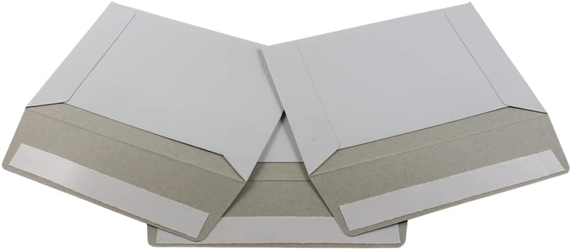 30 Ecoswift 6.5 X 4.5 Rigid Photo Mailers Stay Flats White Cardboard Self Seal Envelopes