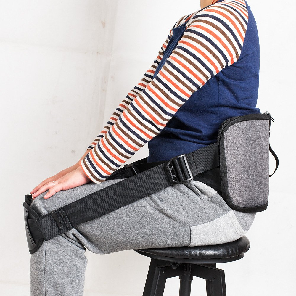 Back Support Belt for Better Back Whole Day Low Back Pain Relief -Posture Correcting Harness & Relieve Sciatica, Keeps Back Straight While Seated, Suitable in Office or at Home or Outdoors